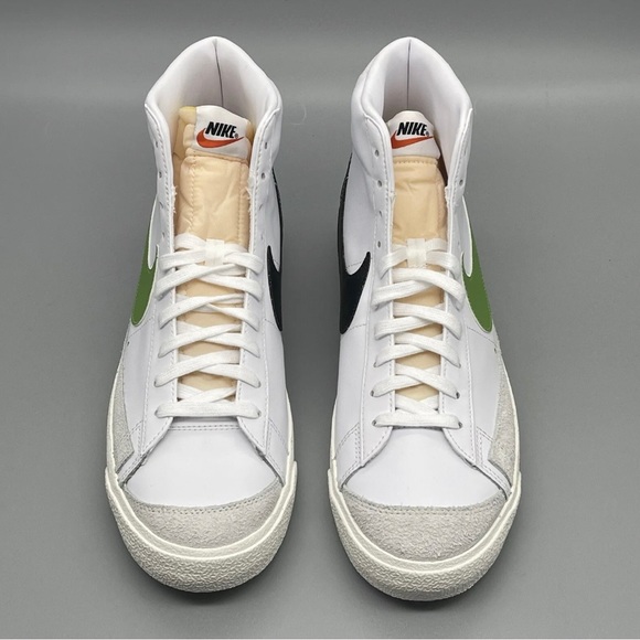 Nike Blazer Mid ‘77 Vintage White Green Black Men’s Size 11.5 Shoes - Picture 2 of 6